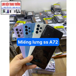 Nắp lưng sau zin mới điện thoại sam sung a72 có kèm kính camera