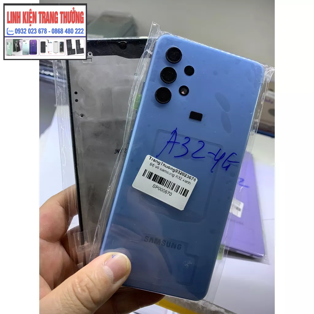 Bộ vỏ zin sam sung a32 - 4G / kèm