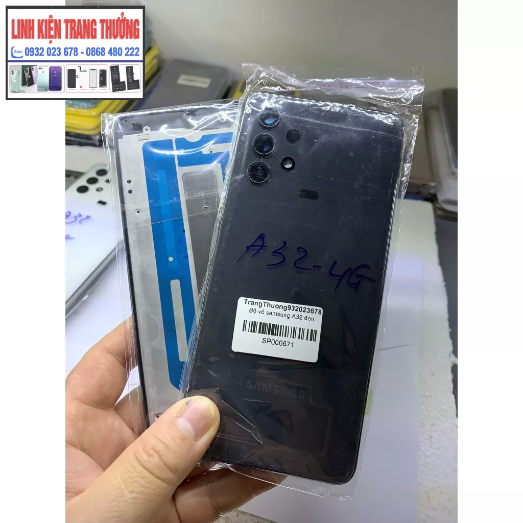 Bộ vỏ zin sam sung a32 - 4G / kèm