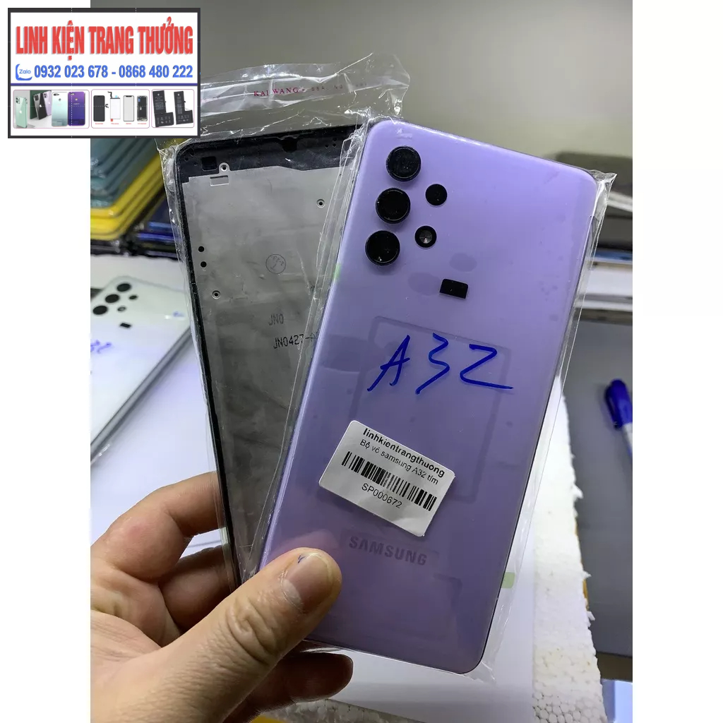 Bộ vỏ zin sam sung a32 - 4G / kèm