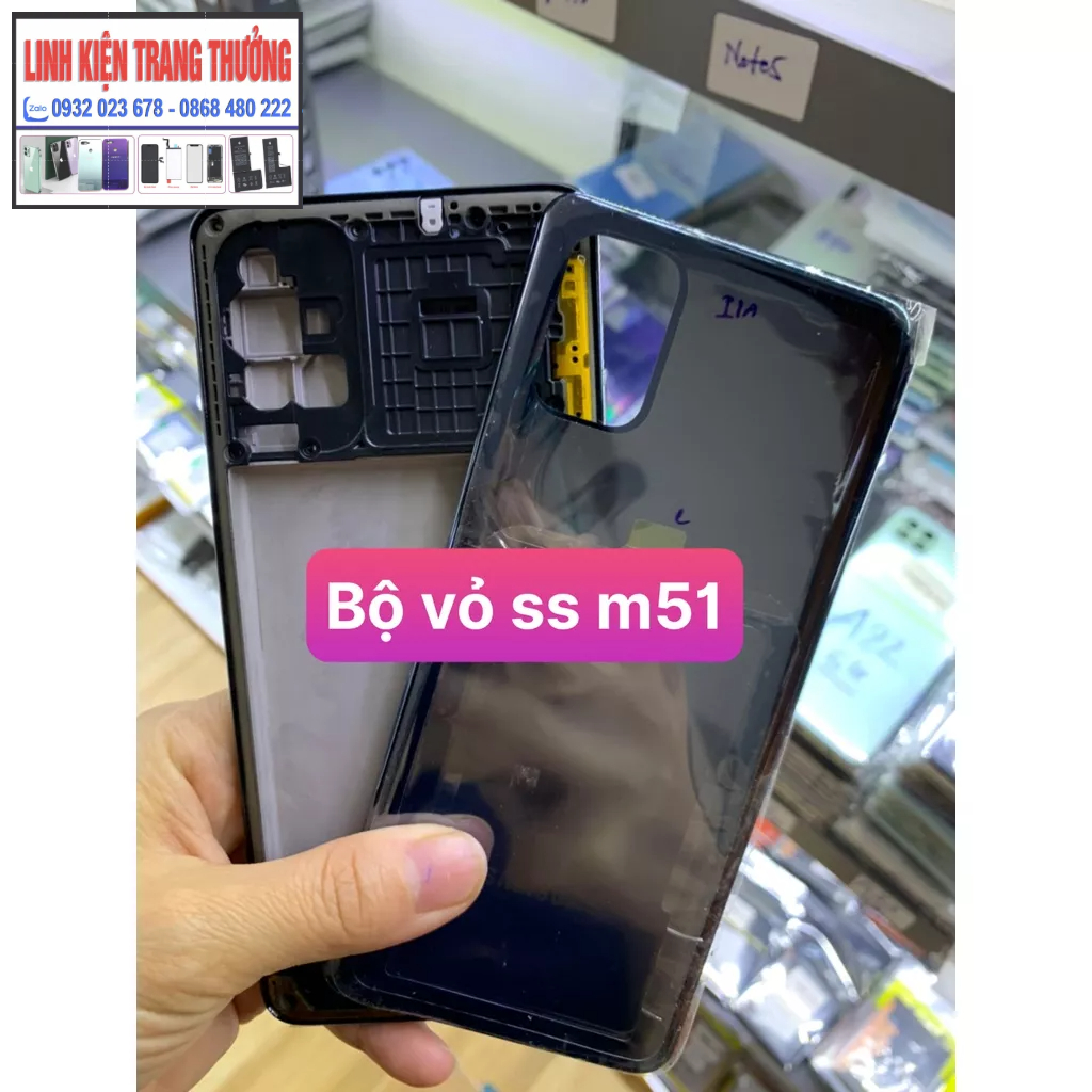 VỎ BỘ ZIN MỚI ĐIỆN THOẠI SAM SUNG M51-SAM SUNG