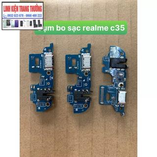 Cụm bo sạc/ chân sạc / bo mic nghe gọi zin mới điện thoại realme c35
