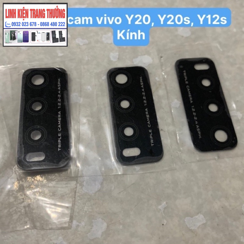 Bộ kính camera có vành và không vành vivo Y20 / Y20s / Y12s dùng chung