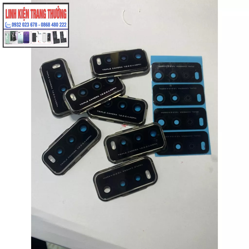 Bộ kính camera có vành và không vành vivo Y20 / Y20s / Y12s dùng chung