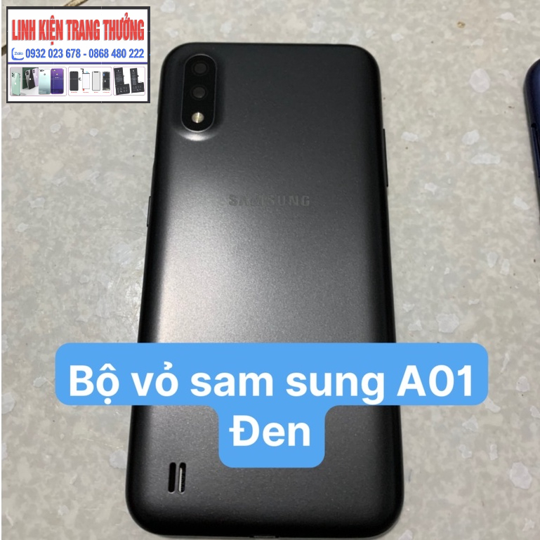bộ vỏ zin mới điện thoại sam sung A01-bộ vỏ mới ảnh tự chụp