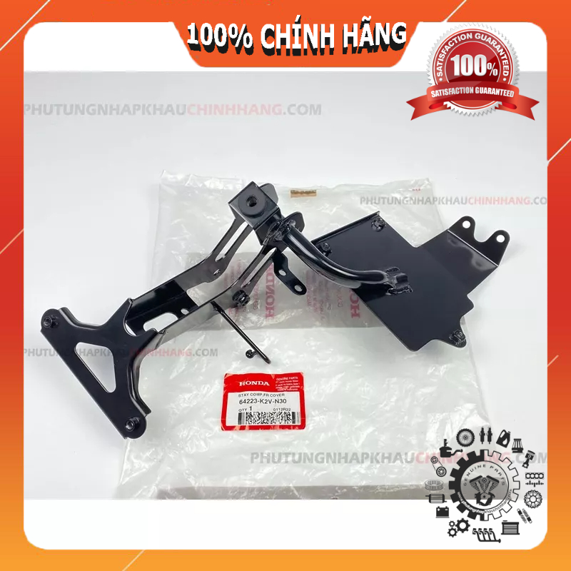Gọng đèn trước Vario 125 2023 chính hãng Honda Indo, Khung giá đỡ pha đèn 64223K2VN30