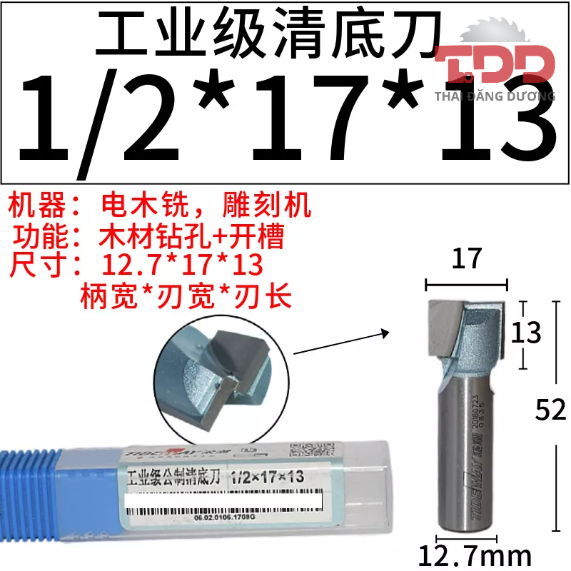 Mũi phay nền mặt bàn TIDEWAY D10- 15-17-18-35-38-40
