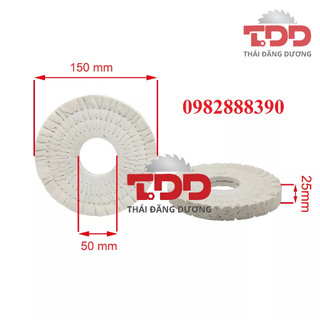 Chổi đánh bóng máy dán cạnh ( đôi ) d150mm
