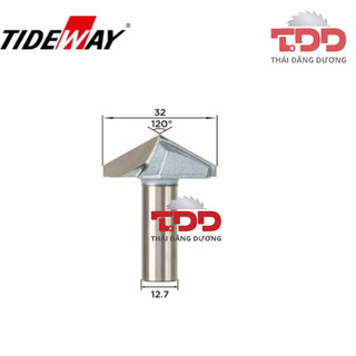 Mũi mòi v 120 độ tideway - hàng xịn