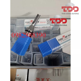 combo 10 mũi : TIDEWAY - Mũi cắt CNC 3 me khứa - 6*20 - 6*22
