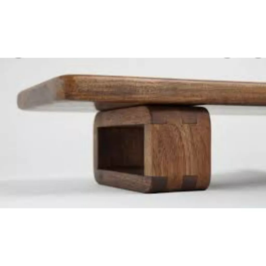 Kệ màn hình máy tính chất liệu gỗ tự nhiên