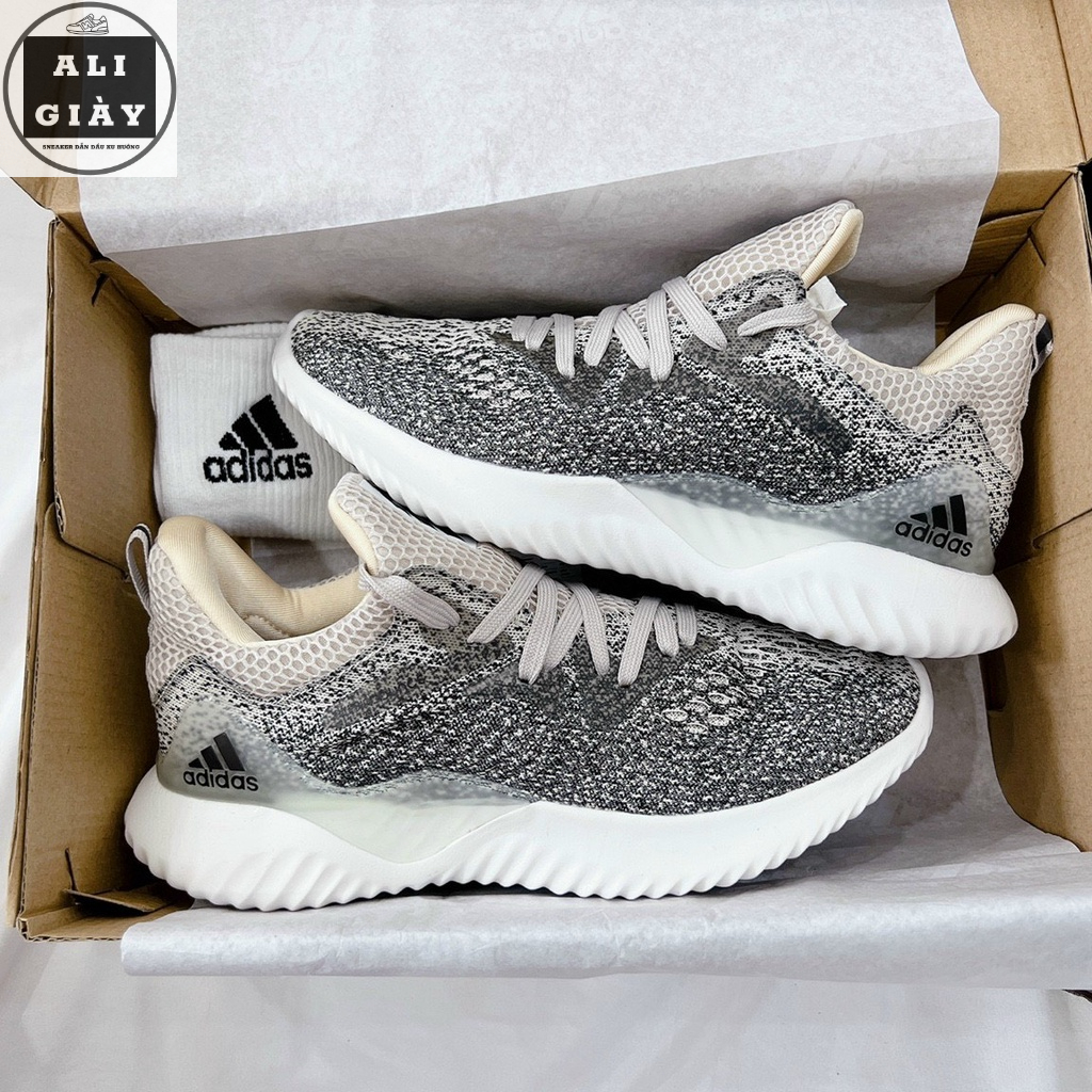 Giày Alpha Muối Tiêu Nam Nữ 36-43 Form Running