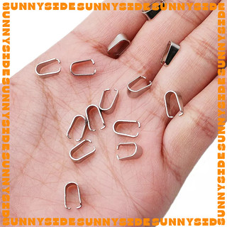 10 cái móc gắn mặt dây chuyền thép không gỉ làm trang sức handmade diy