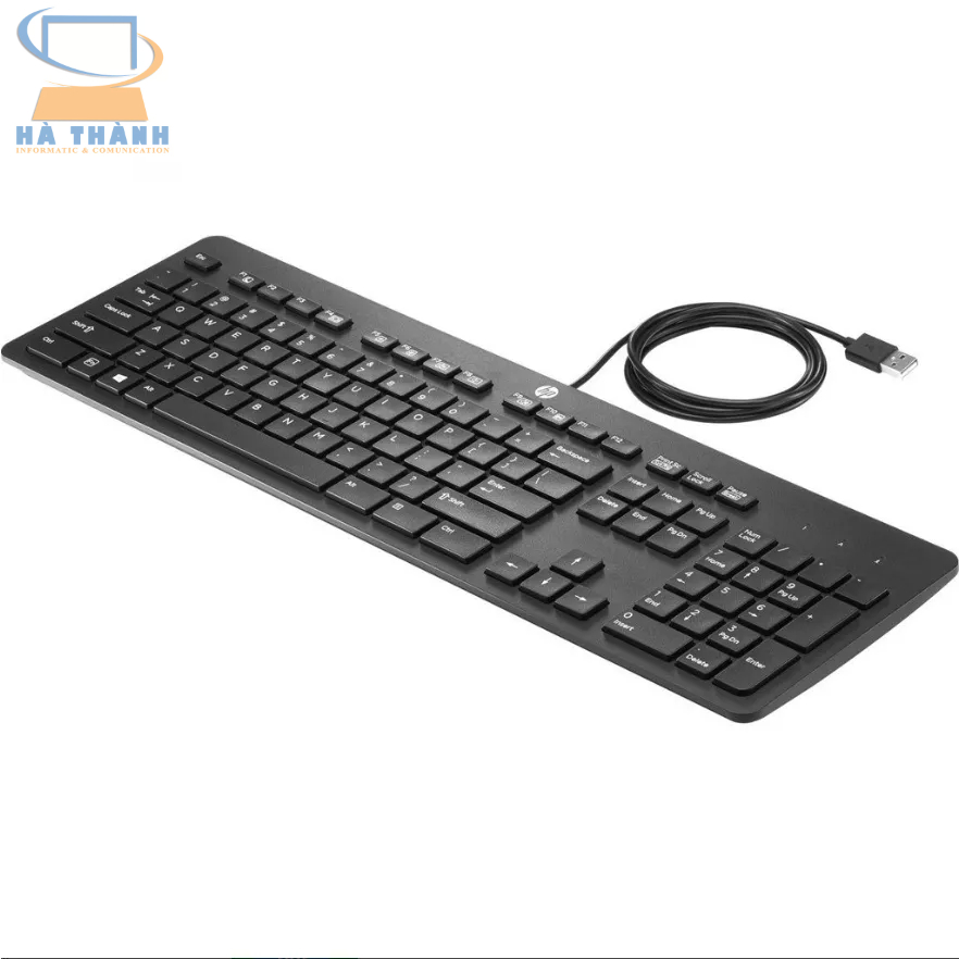 Bàn phím máy tính HP Slim Có Dây - Hàng 100% Chính hãng full box