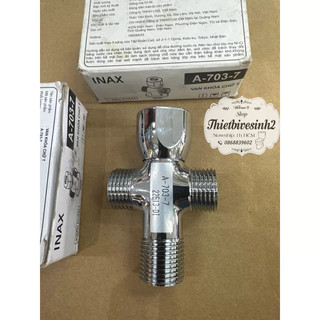 Van giảm áp lực nước chữ t , tê chia nước bồn cầu inax a-703-7 chính hãng
