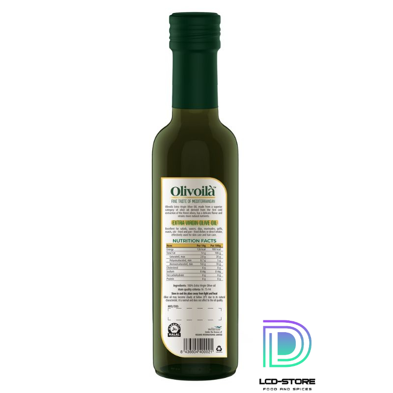 Dầu oliu ( olive ) nguyên chất Olivoila Extra Virgin 250ml / 750ml [ rẻ nhất sàn ] date xa , sản phẩm chính hãng, TBN