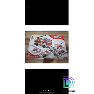 BỘ LEGO RÁP XE CỨU HOẢ 12 in 1