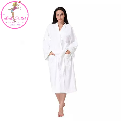 Áo choàng tắm Songwol xuất hàn cotton thấm hút - mềm mại