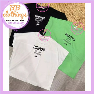 Áo cánh dơi bé gái cotton xuất dư