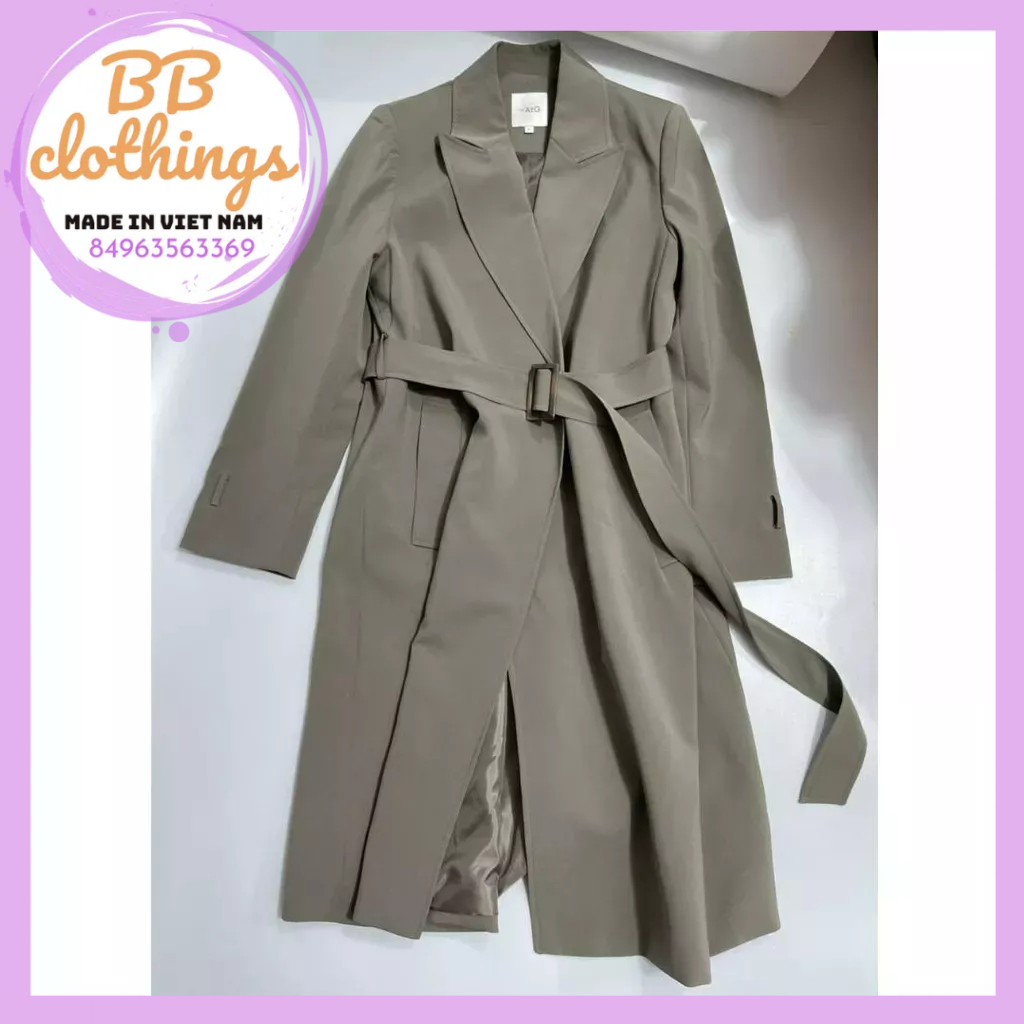 Áo khoác trenchcoat xuất hàn dư xịn