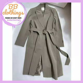 Áo khoác trenchcoat xuất hàn dư xịn