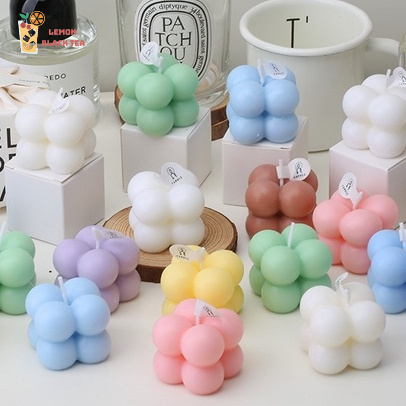 Nến Thơm Hình Khối Rubik Nhỏ, Decor Trang Trí Phòng Học, Làm Việc.