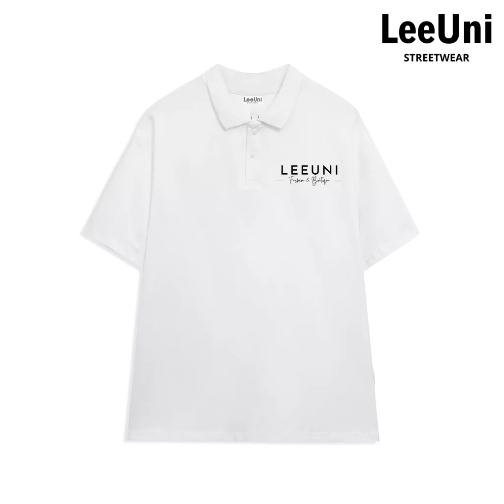 Áo PoLo Nam Nữ Local Brand LeeUni Form Rộng, Unisex,  Chất Vải Thoáng Mát , Hút Thấm Mồi Hôi APL03
