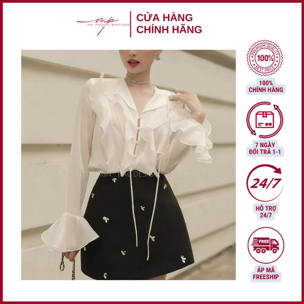 Set 3 món Xoai non chuẩn form, set áo tơ chân váy chữ A fullsz