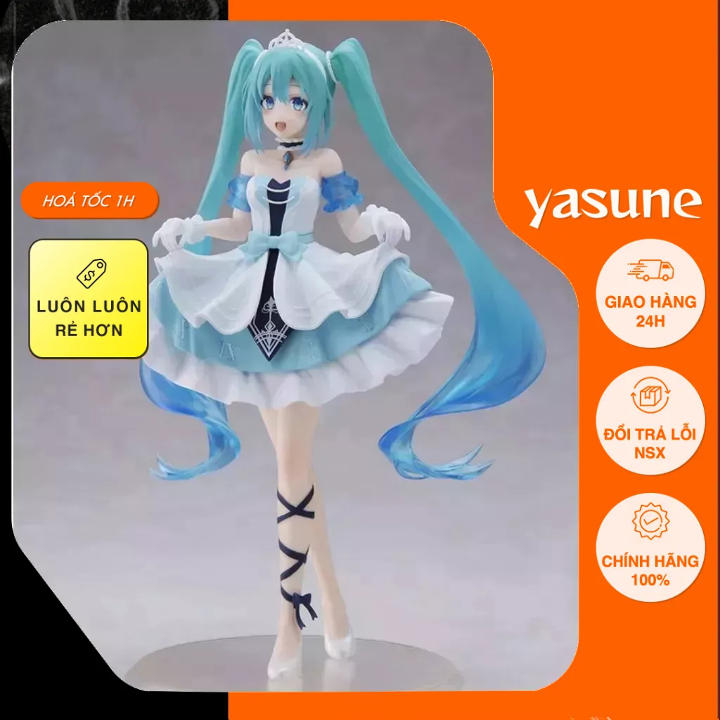 Piapro Characters - Hatsune Miku - Hatsune Miku Wonderland Figure - Cinderella , Mô hình figure chính hãng