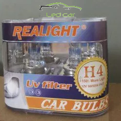 Bóng đèn halogen h1,h3,h4,h7,h8,h11,h16,hb3,hb4,9012,9005,9006 12v tăng sáng 150% chính hãng 2 bóng