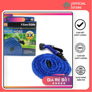 Vòi xịt giãn nở thông minh magic house giãn nở 3 lần 15m,30m - sieuthigiadinh.2021