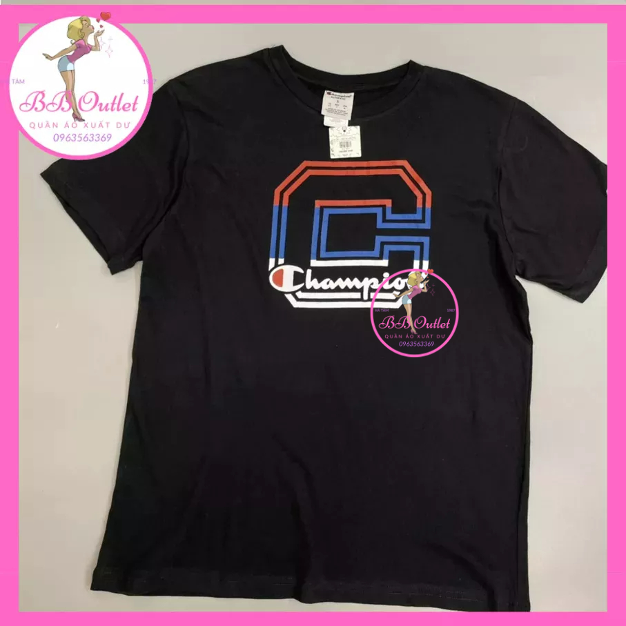 Áo thun nam / áo phông nam Champion cotton mỏng mát xuất khẩu