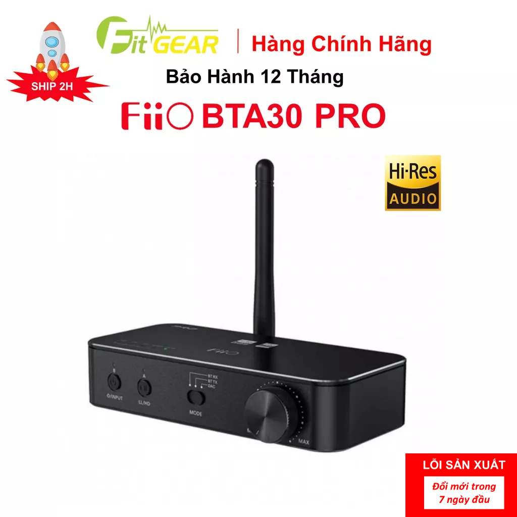 Bộ Thu Phát Bluetooth Fiio BTA30 Pro