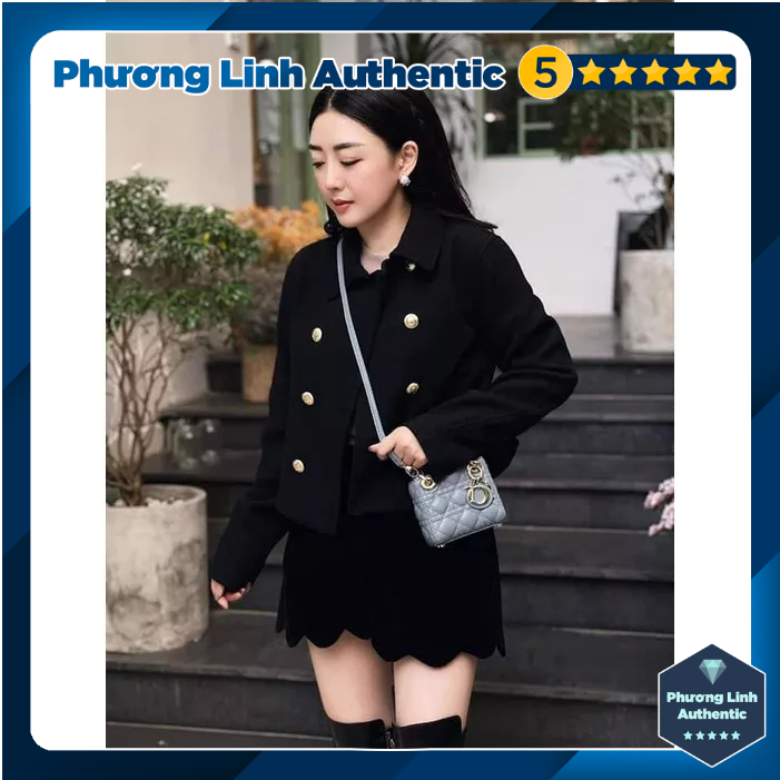 Áo khoác dạ dáng ngắn khuy vàng Zara Auth New Tag có sẵn 3046/289 3046289