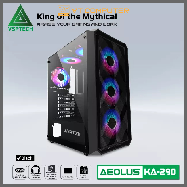 Vỏ Case Gaming VSP / X1 Xtreme / ES1 / KA290 / KA300 / V212