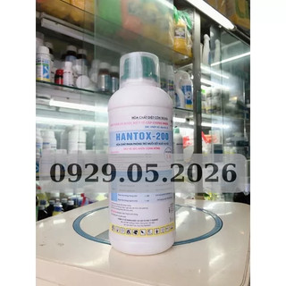 Hantox-200 chai 1L, diệt bọ chó mèo, muỗi, gián, kiến