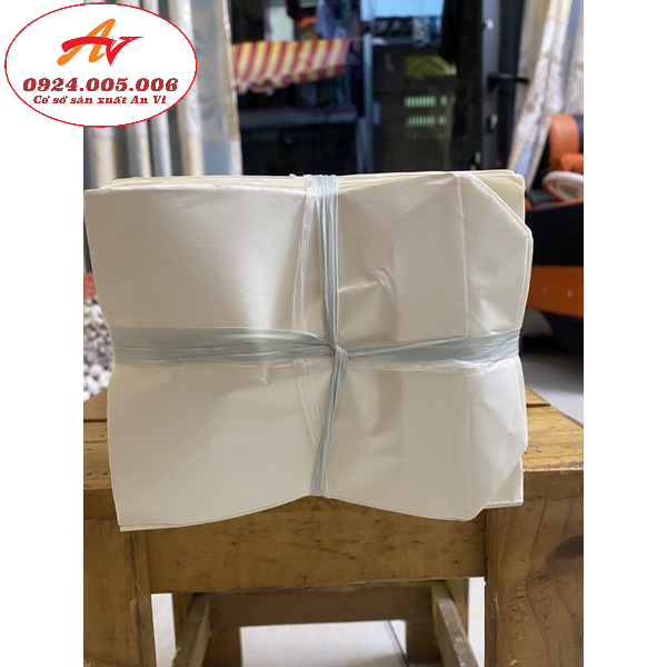TÚI GIẤY TRẮNG ĐỰNG ĐỒ ĂN 12x15cm