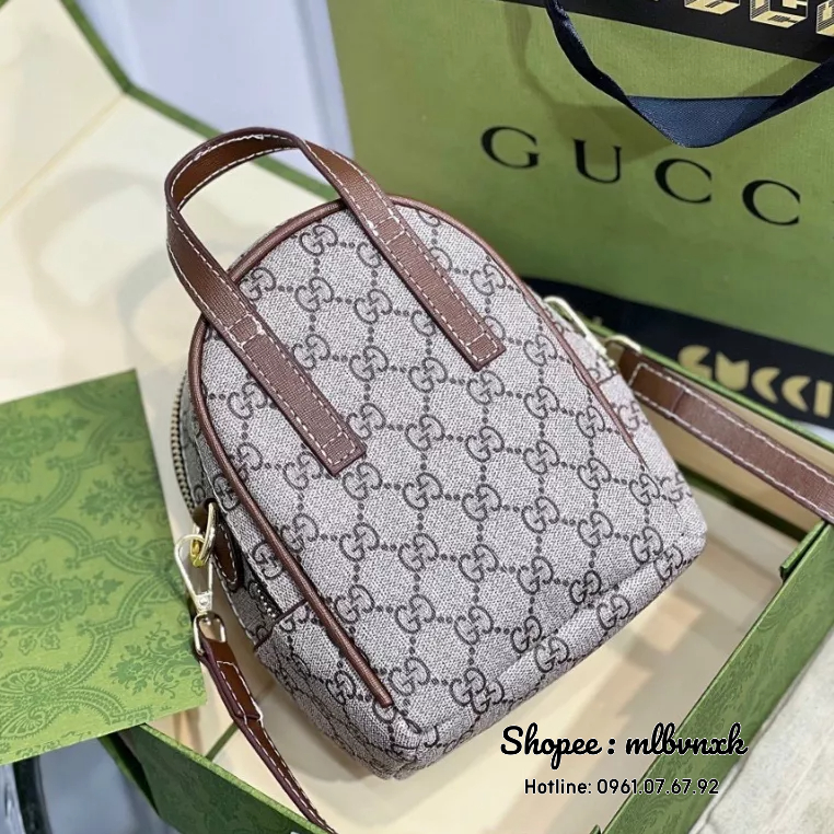 ẢNH THẬT / FULLBOX - Balo Gucci Mini Code Hãng