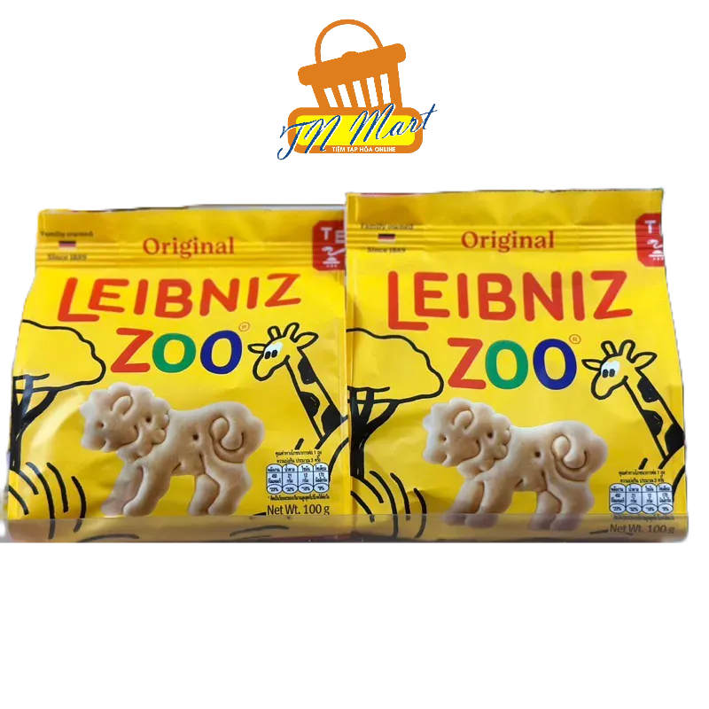 Bánh quy bơ hình thú Leibniz Zoo