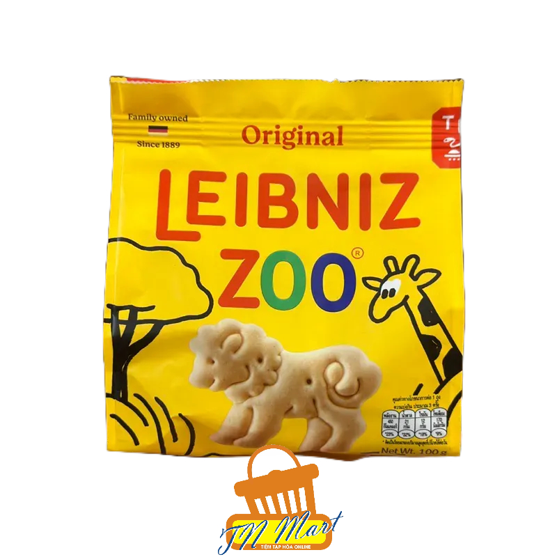 Bánh quy bơ hình thú Leibniz Zoo