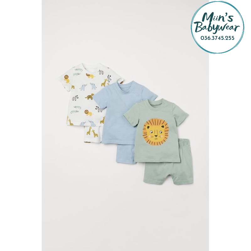 Sẵn set 3 bộ HM UK/Chi. na cho bé trai bé gái PHOM TO