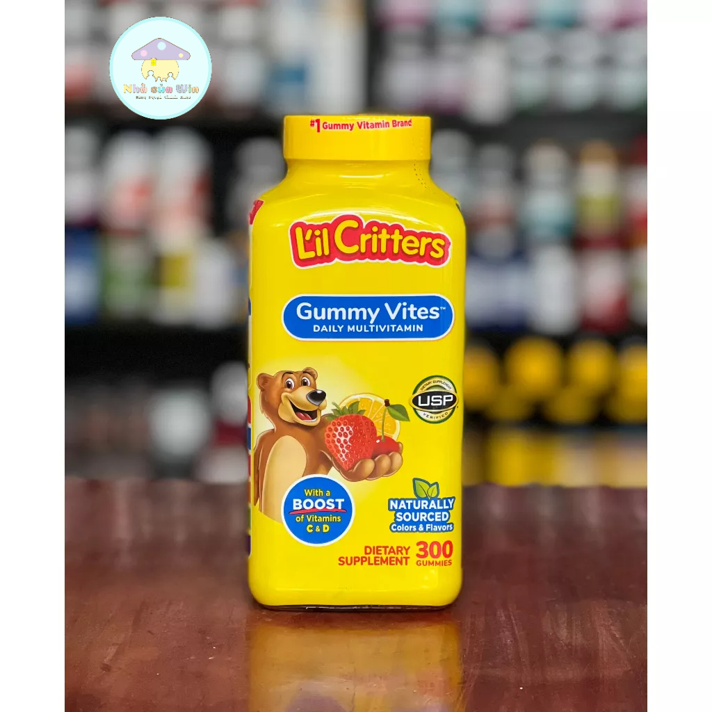 Kẹo Dẻo Gấu Bổ Sung Vitamin Lil'Critter Gummy Vites Multivitamin Complete Cho Trẻ Từ 2 Tuổi 300 Viên