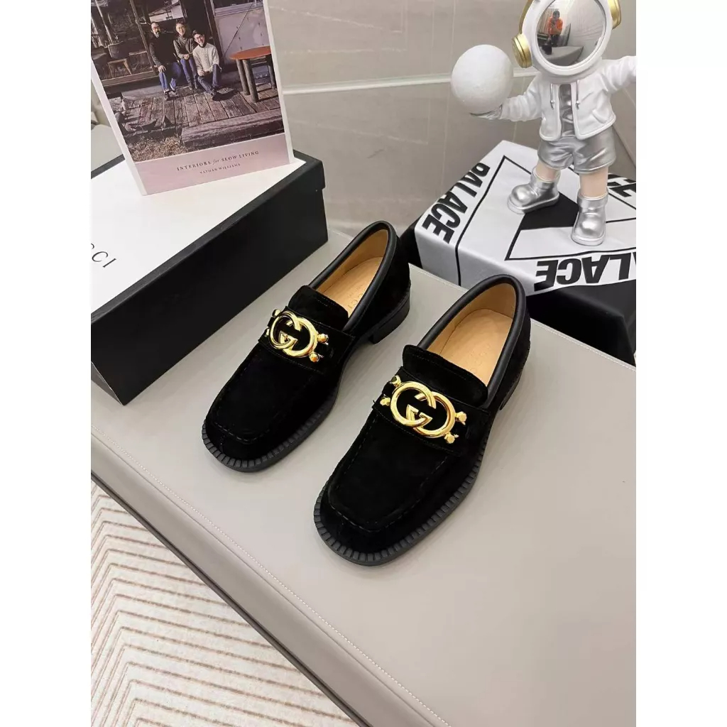 giày lười nam cao cấp , giày da nam công sở thương hiệu - 1GD111