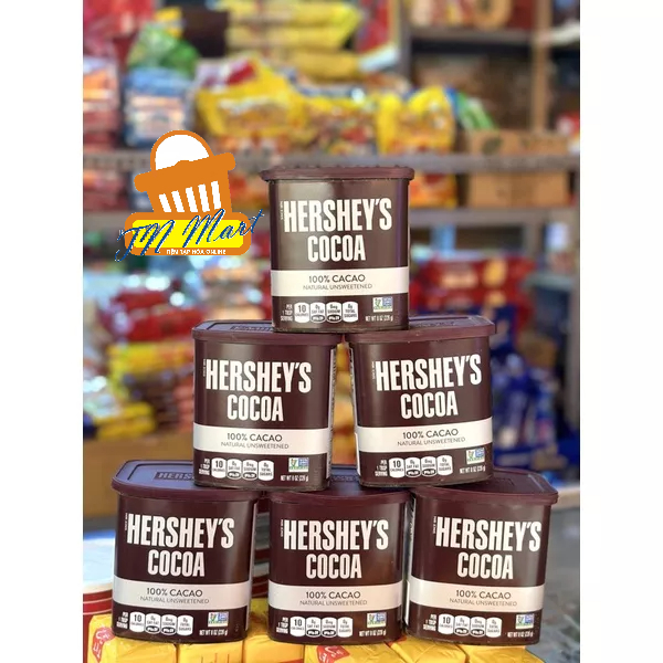 Bột Cacao Hershey’s nguyên chất 100% 226g