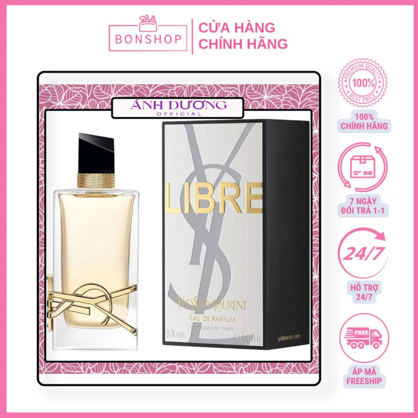 Nước hoa nữ YSL Libre Eau De Parfum Mini 90ML, nước hoa sang trọng , gợi cảm - bonshop.store