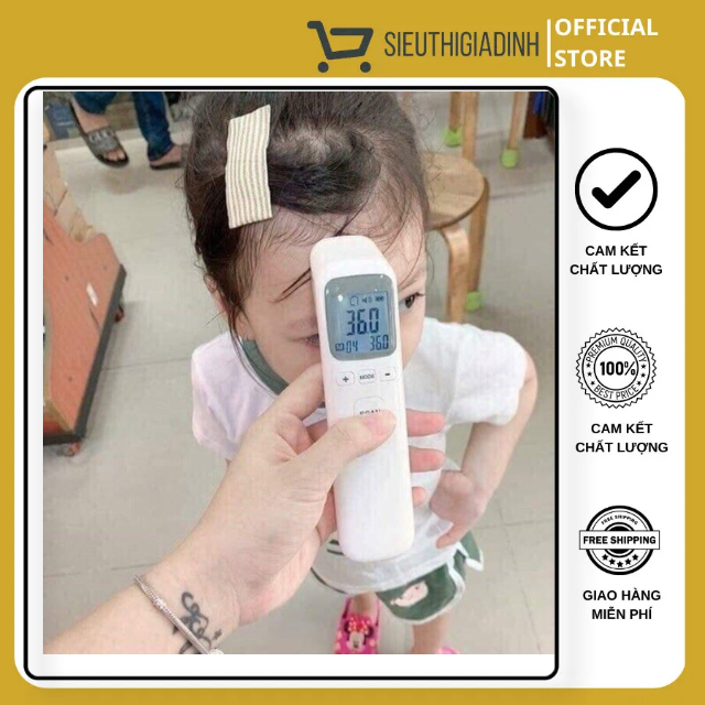 Nhiệt Kế Hồng Ngoại Đo Trán,Đo Tai Infrared (Lỗi 1 Đổi 1 Trong 7 Ngày)