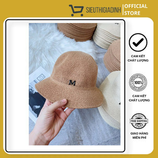 [HOT] Mũ Bucket Cói Chữ M Siêu Xinh