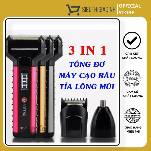 Máy cạo râu Boteng BT-T1 đa năng 3in1 Hàn Quốc