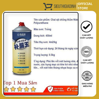 [Xả Kho] Bình Xịt NANO Chống Thấm Nước thế hệ mới Sơn Chống Thấm Dạng Xịt Tiện Dụng