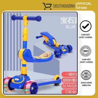 Xe Trượt SCOTTER 3 trong 1 có ghế ngồi - Sieuthigiadinh2020
